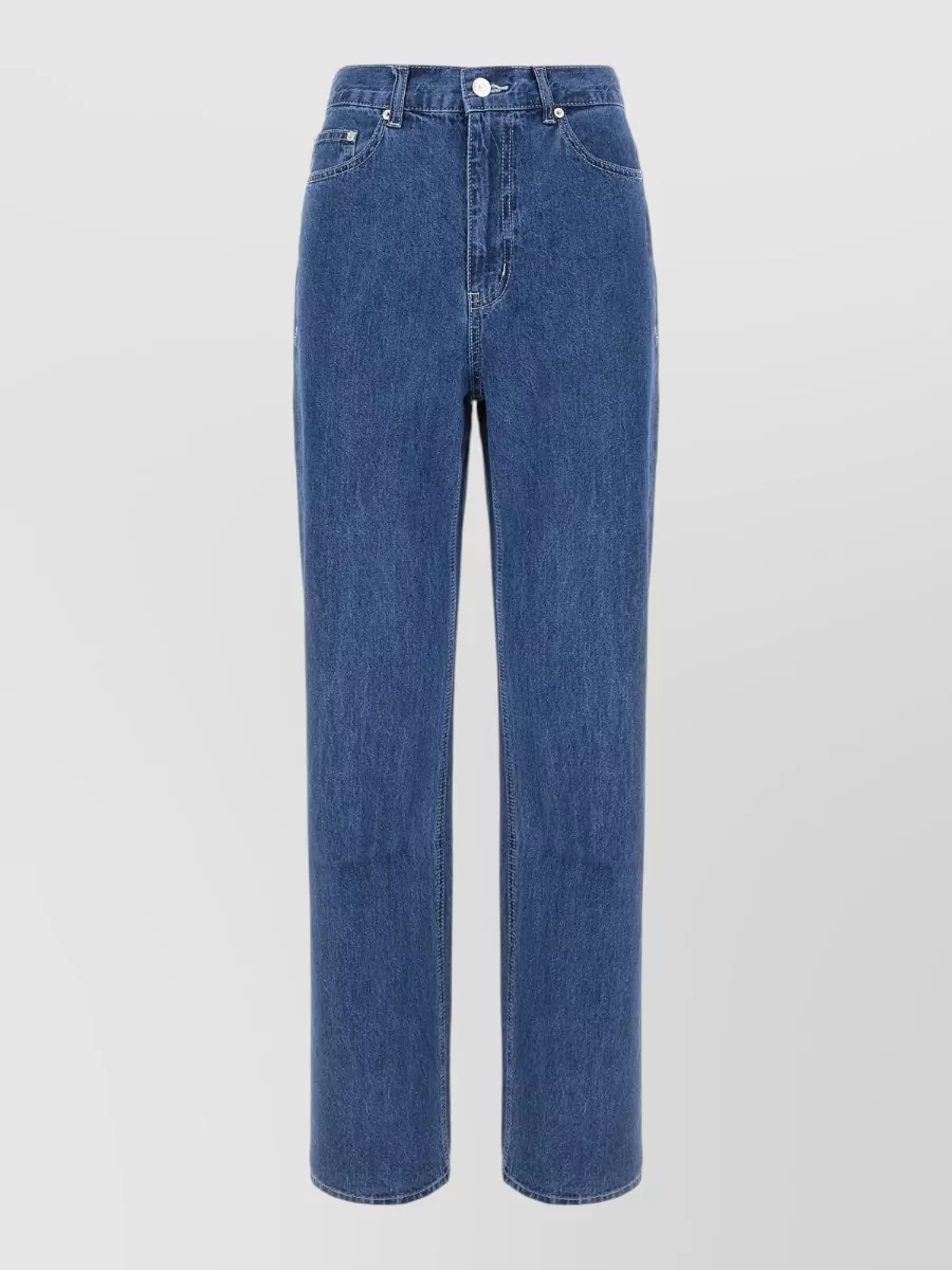 Dunst denim straight-leg trousers
