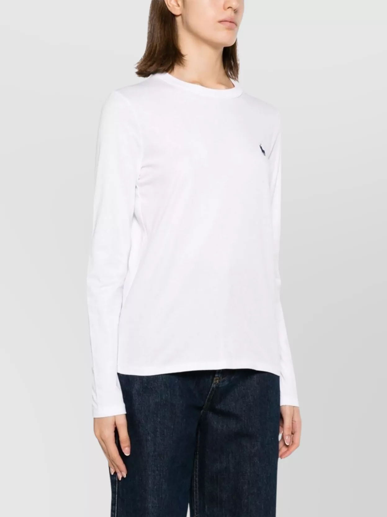 Polo Ralph Lauren Soft Fabric Crew Neck Short Sleeve Top
