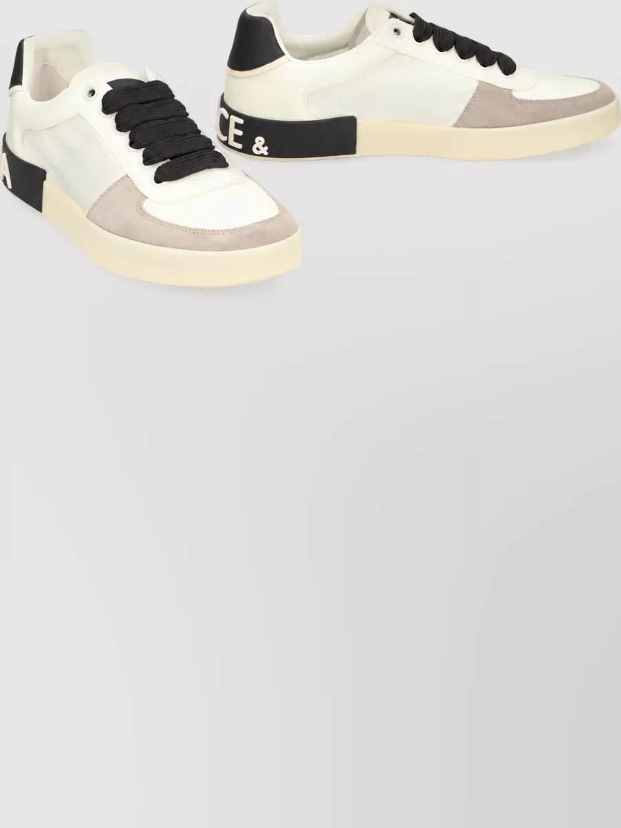 Dolce&Gabbana leather low-top sneakers