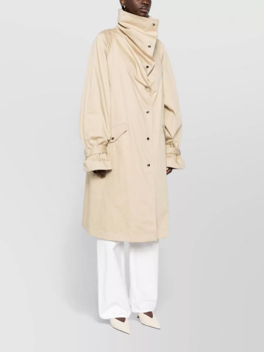 Totême Cotton Oversized Trench Coat