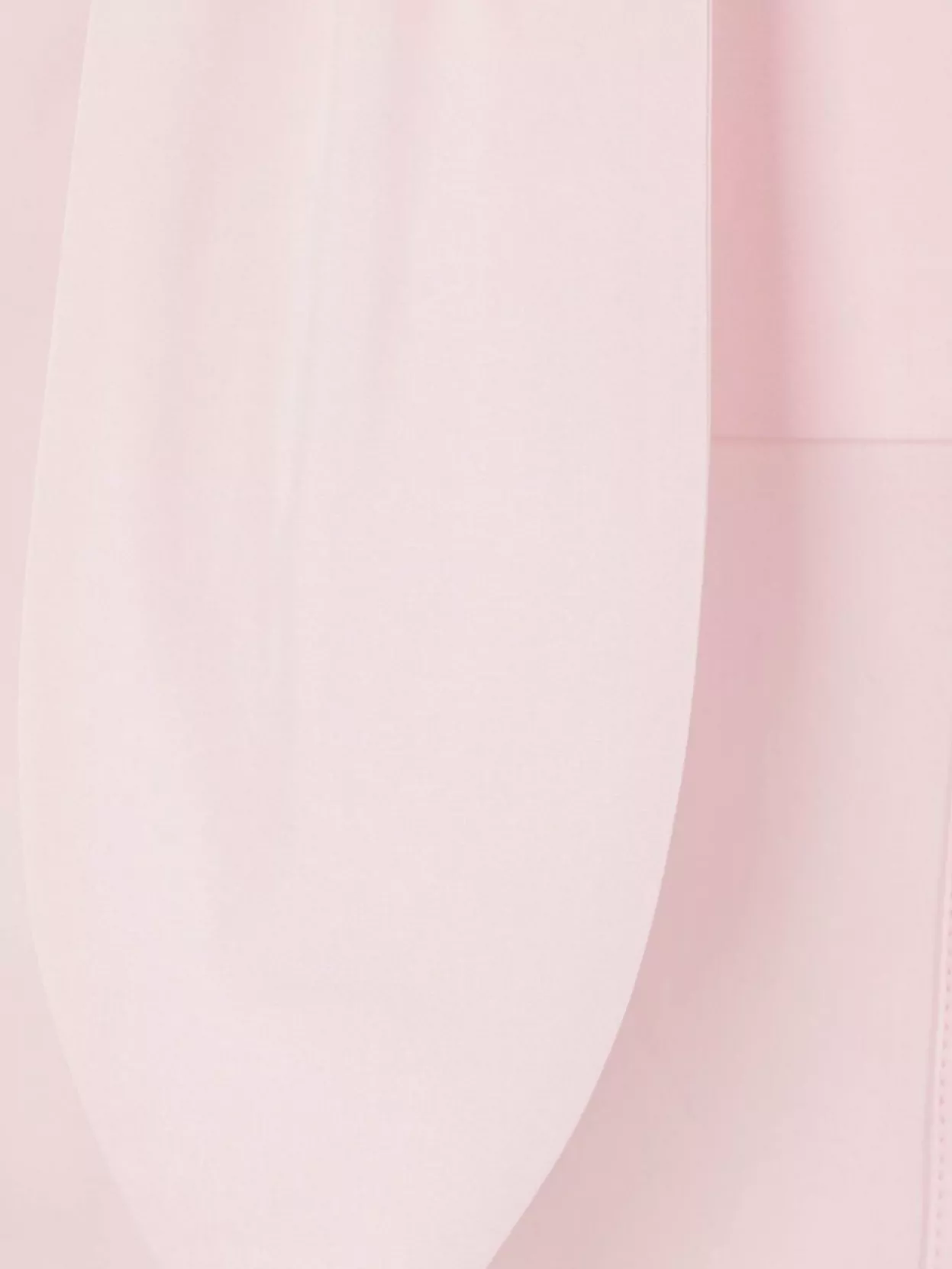 Loewe Cotton Shirt With Curved Hem And Pleat Detailing