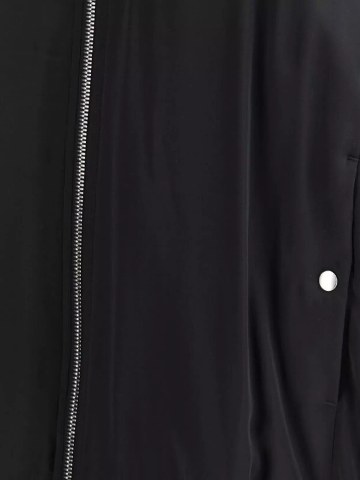 Rick Owens Jumbo Peter Flight Black Bomber Jacket In Virgin Wool Woman