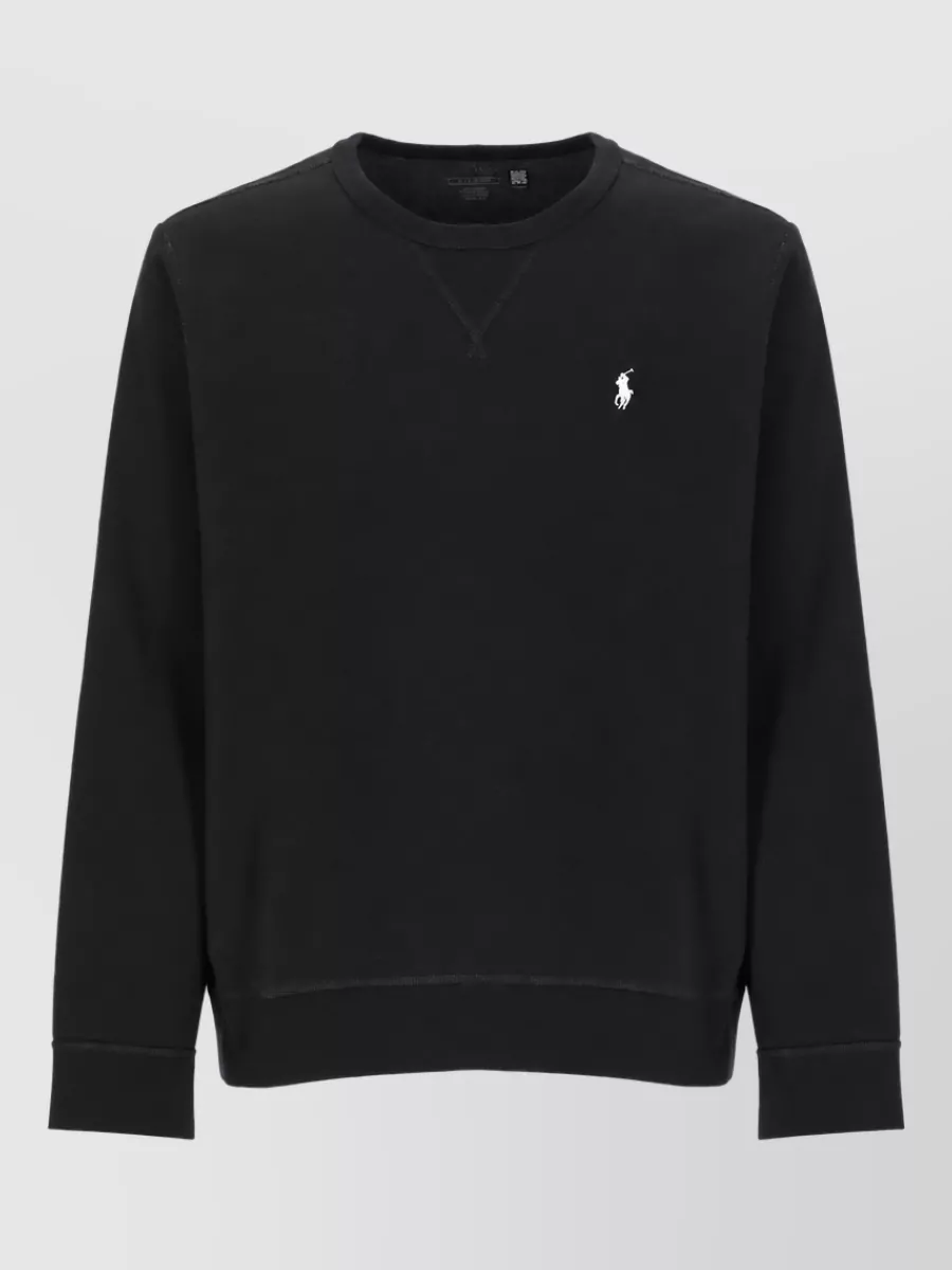 Ralph Lauren embroidered logo cotton blend sweatshirt