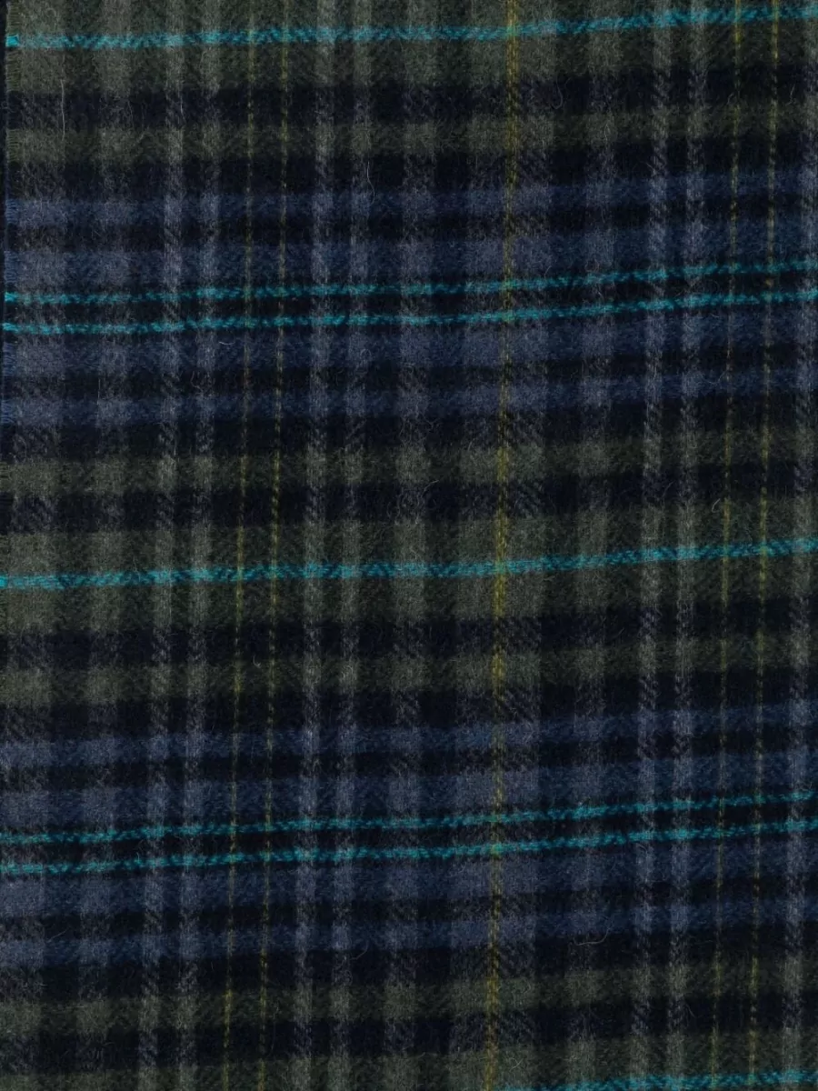 Paul Smith Checked Brushed Lambswool Scarf