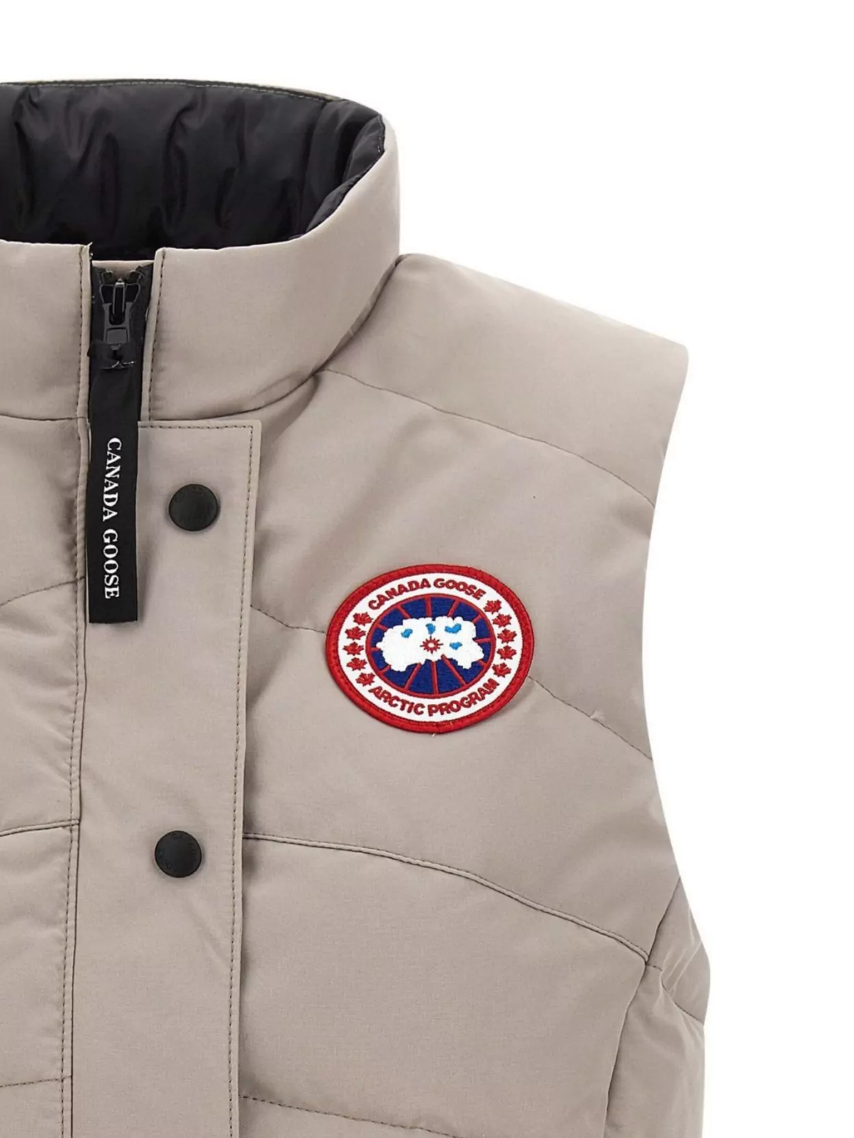 Canada Goose Quilted Sleeveless High Collar Vest
