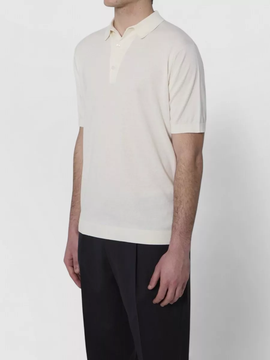 John Smedley Cotton Short-Sleeve Polo Shirt