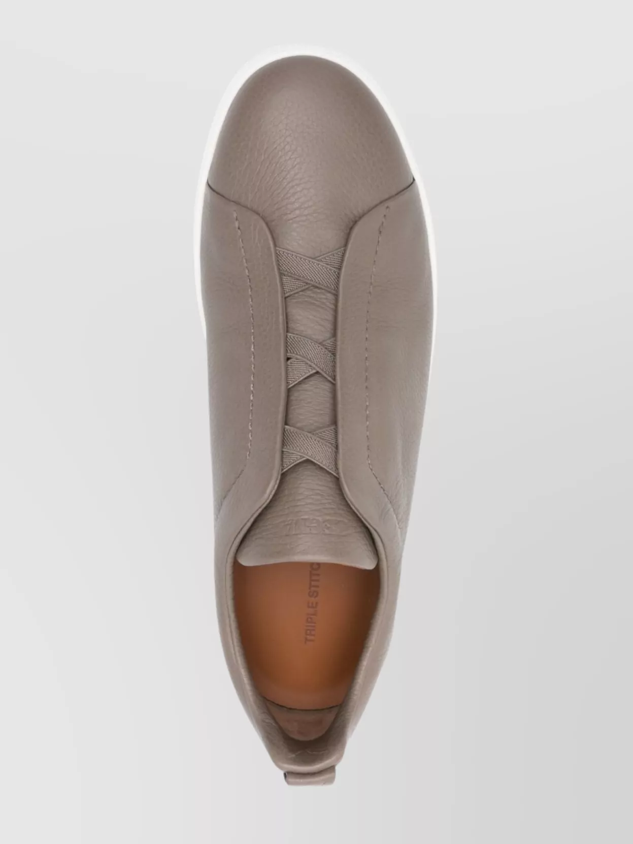 Zegna Triple Stitch Sneakers Contrast Sole