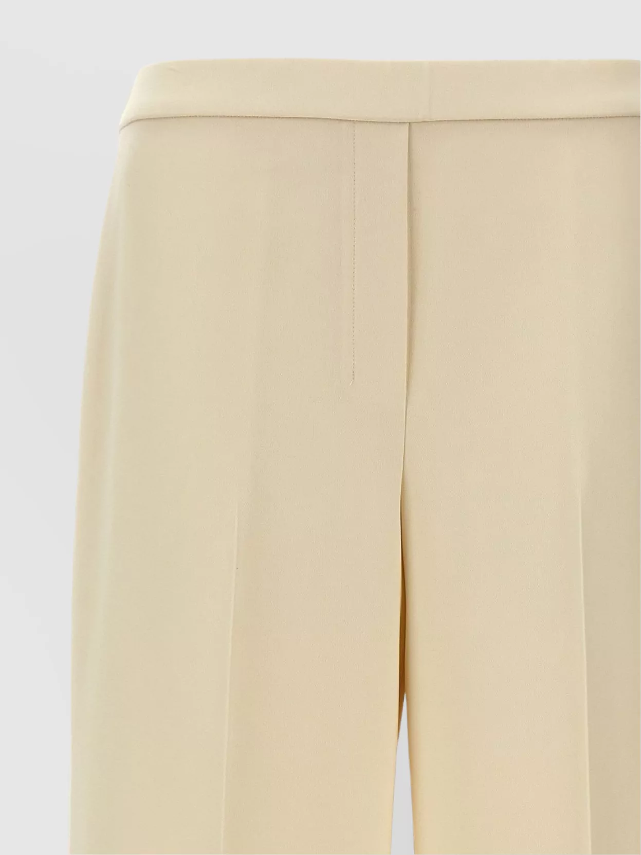 Theory Wide Pull On Trousers With Front Pleats