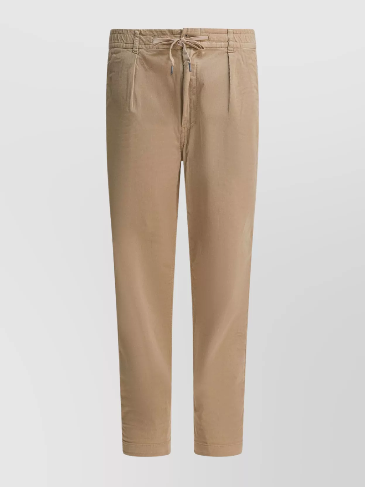 Polo Ralph Lauren Luxe Velvet Lateef Trousers Pockets In Brown