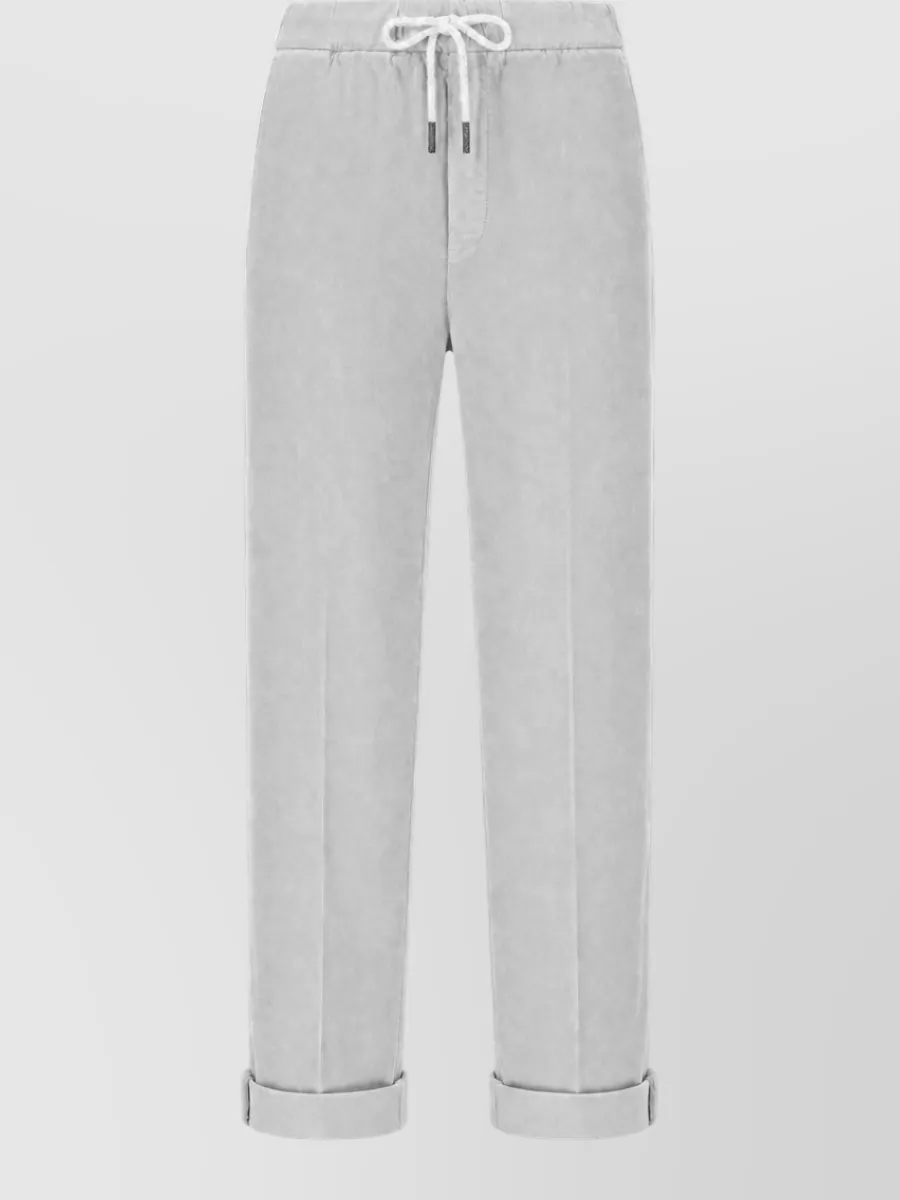 Panicale stretch cotton pants