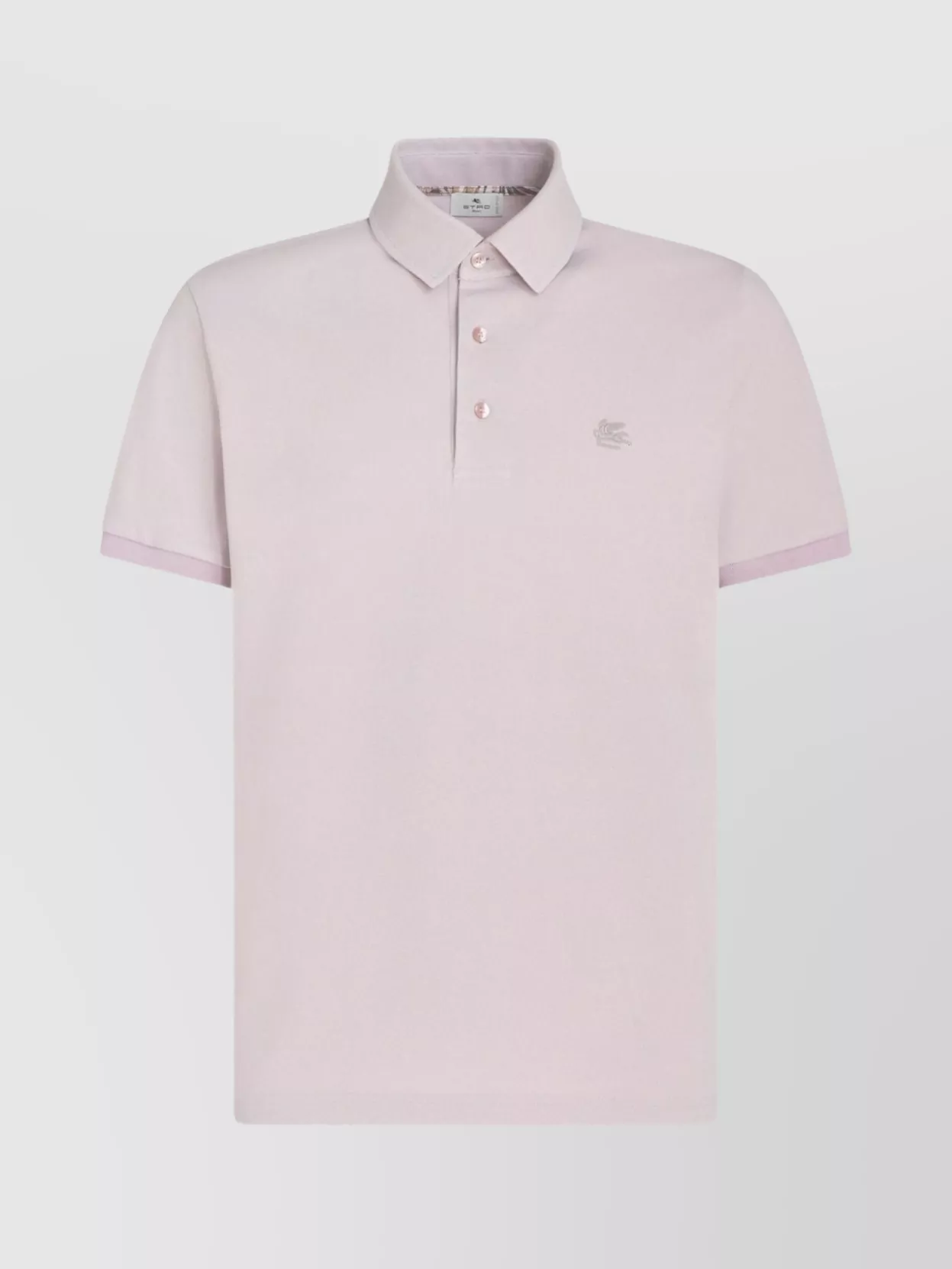 Shop Etro Collared Shirt With Ribbed Cuffs