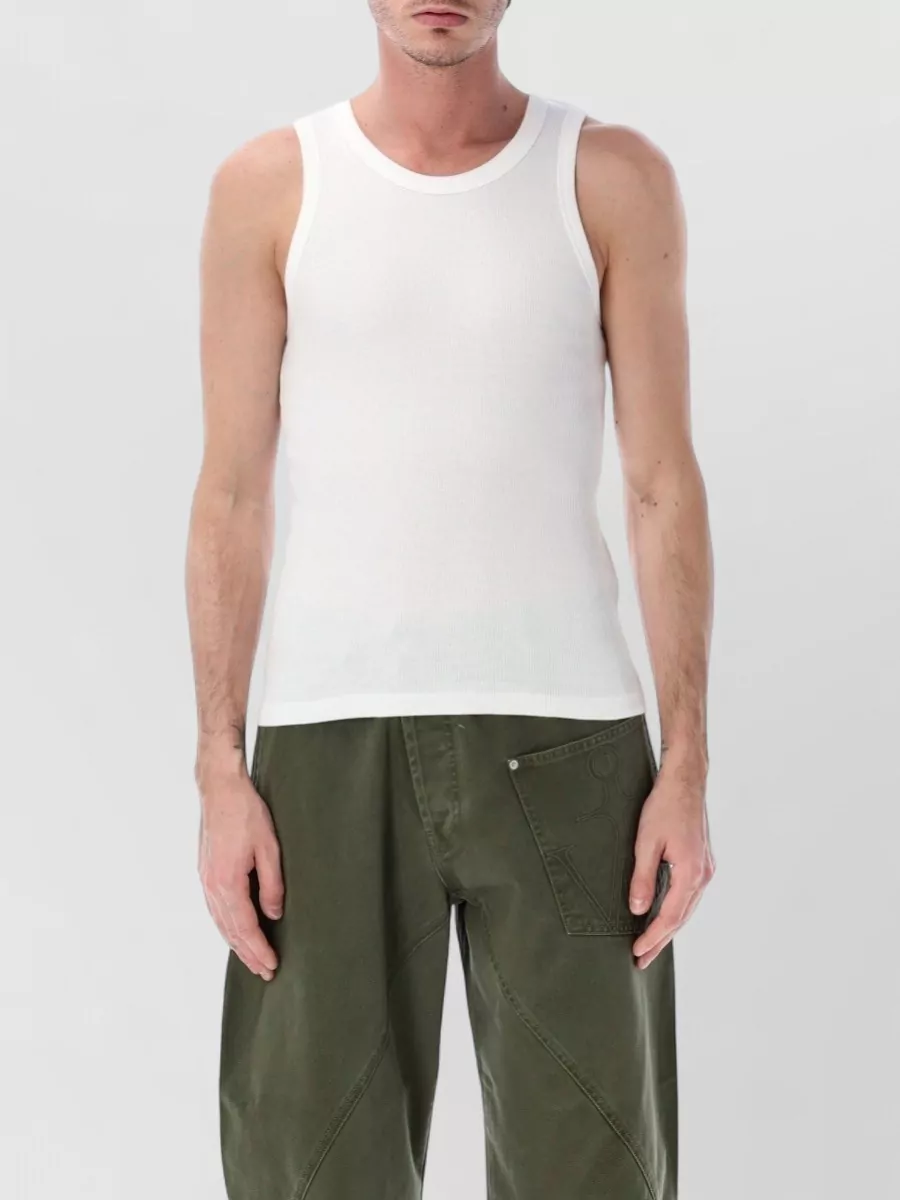 JW Anderson ribbed slim-fit tank top