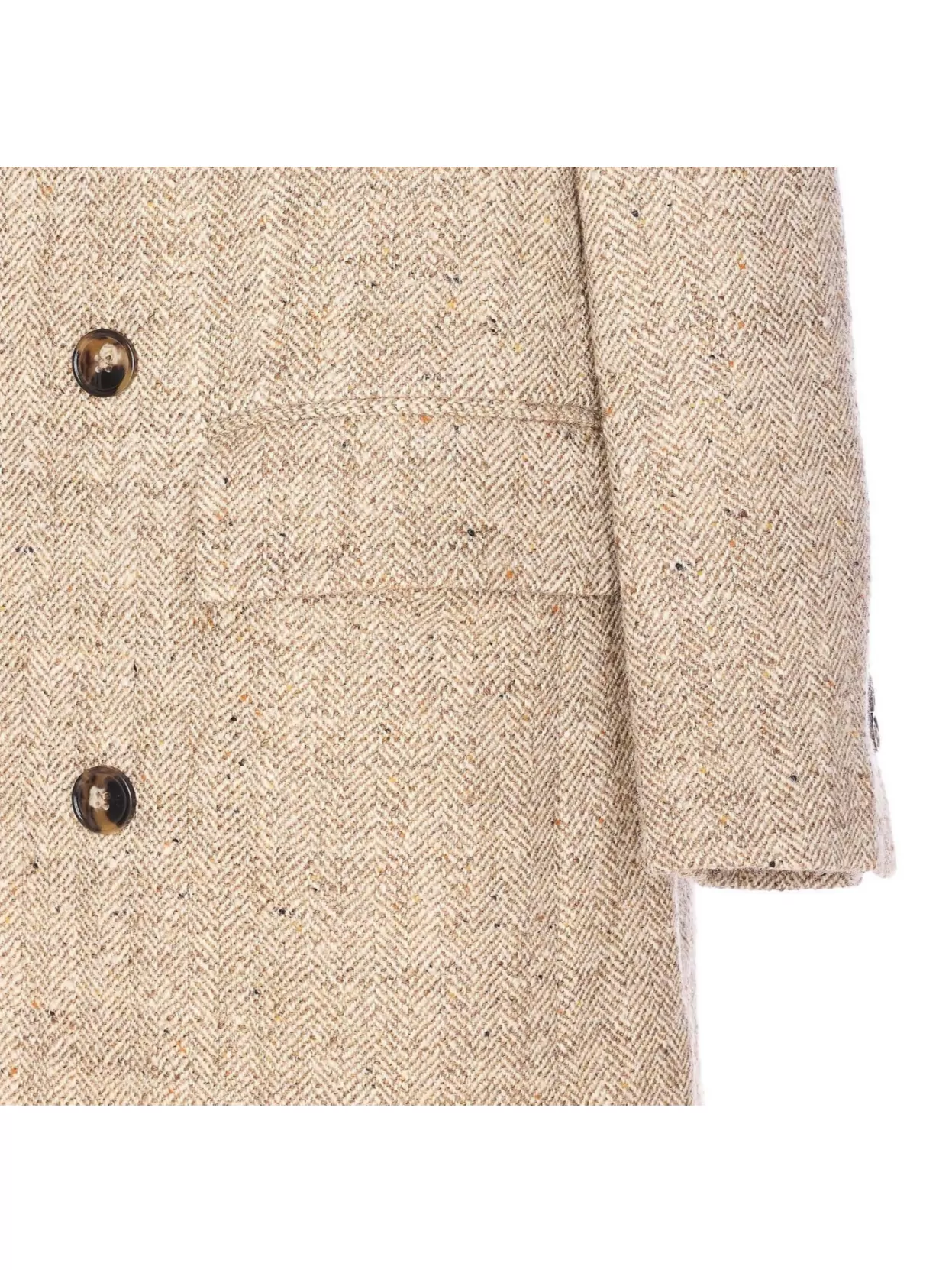 Circolo 1901 Boucle Coat With Long Sleeves And Pockets