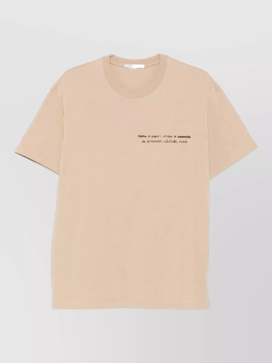 Givenchy cotton short-sleeve t-shirt