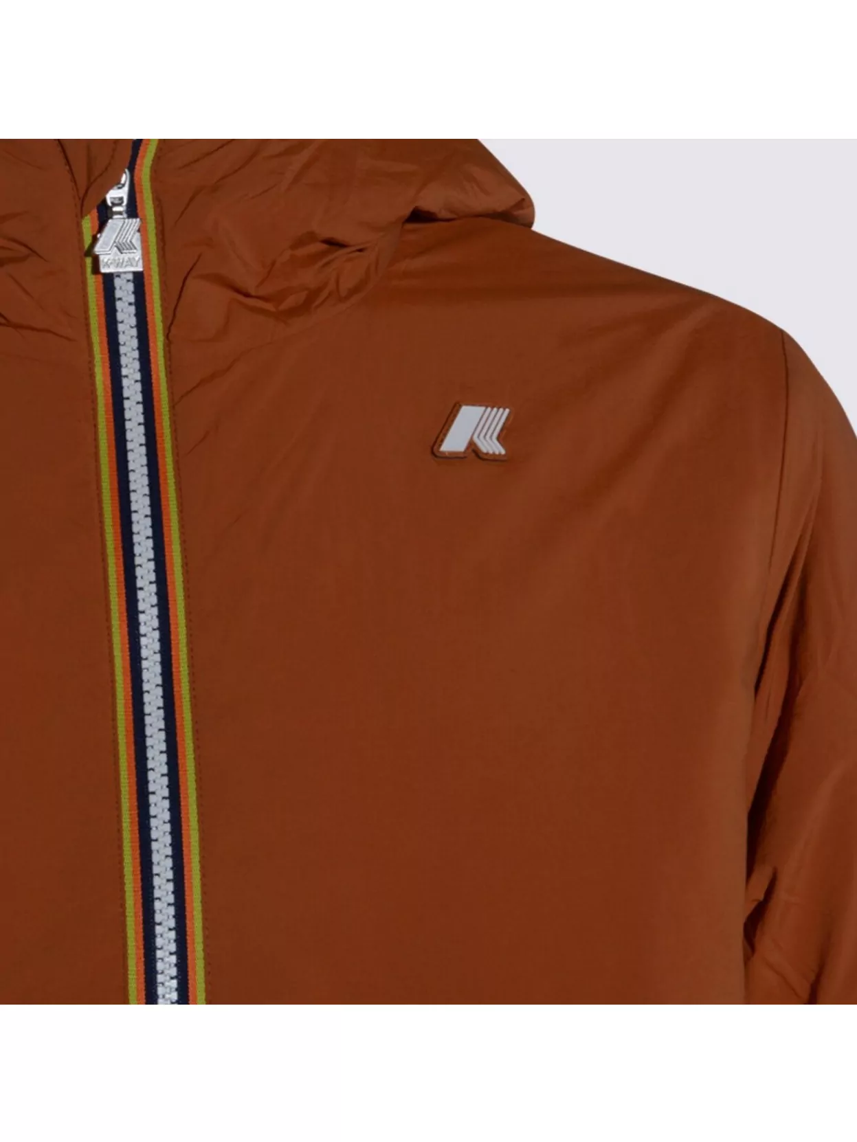 K-Way Hooded Jacket Side Pockets