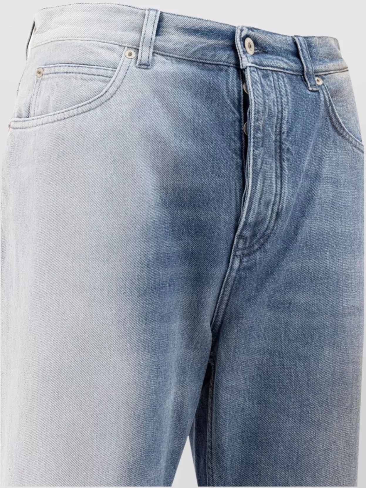 Loewe Straight Leg Denim Trousers With Five Pockets