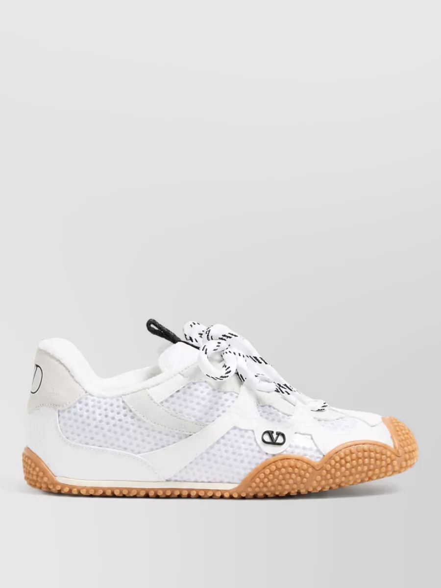 Valentino Leather Low-Top Sneakers