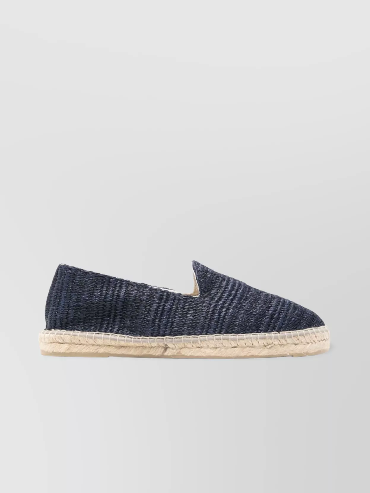 Manebi Yucatan Woven Texture Espadrilles In Blue