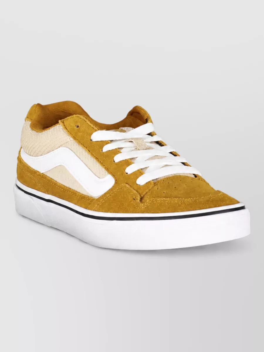 Vans Leather Lace-Up Sneakers