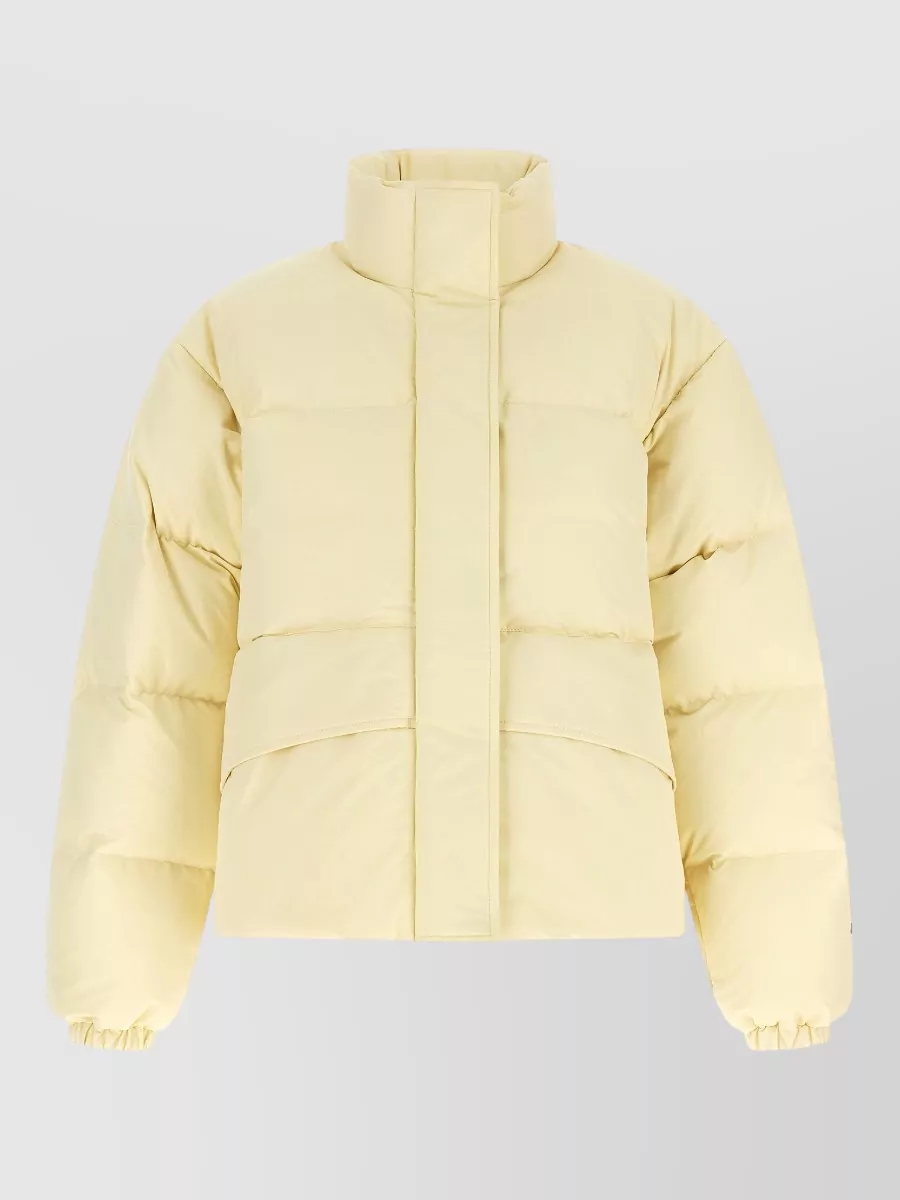 Jil Sander quilted down parka coat
