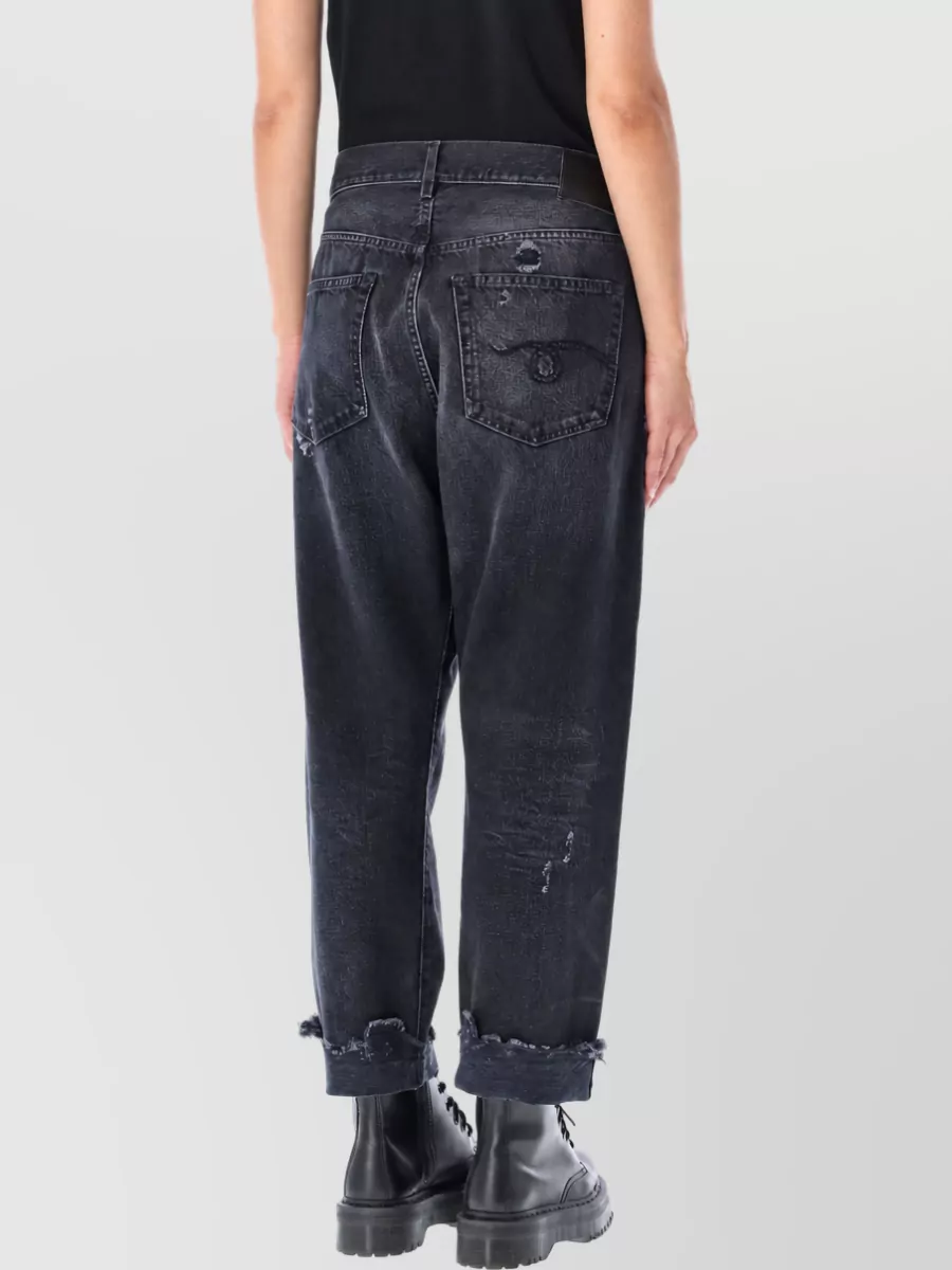 R13 Denim Crossover Jeans