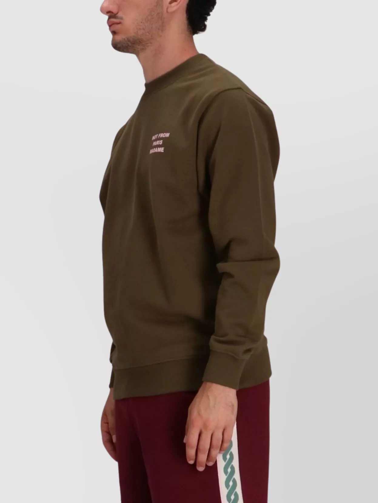 Drôle De Monsieur Logo Sweatshirt With Crew Neck And Long Sleeves