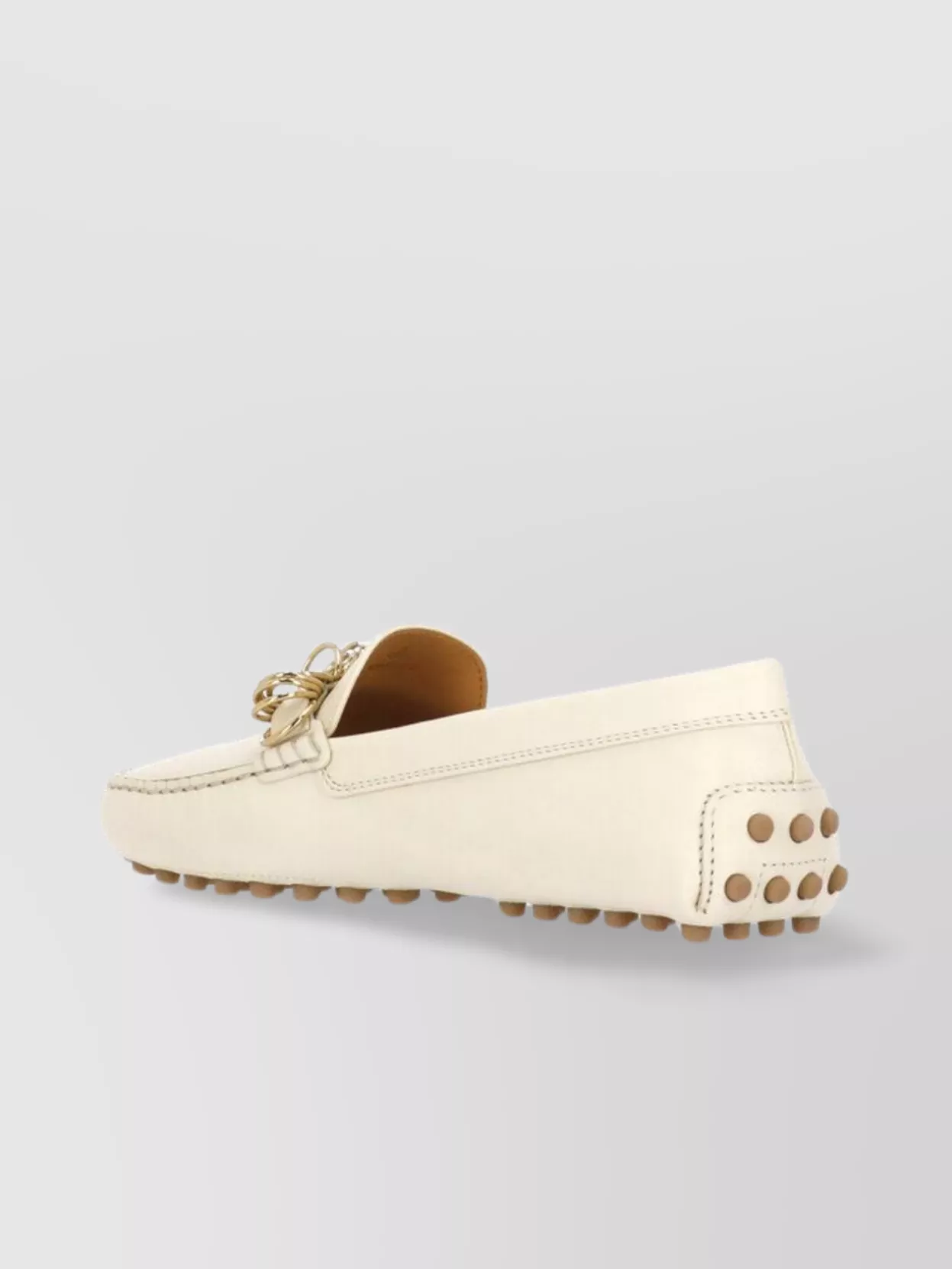 Tod's Chain And Metal Detail Loafers