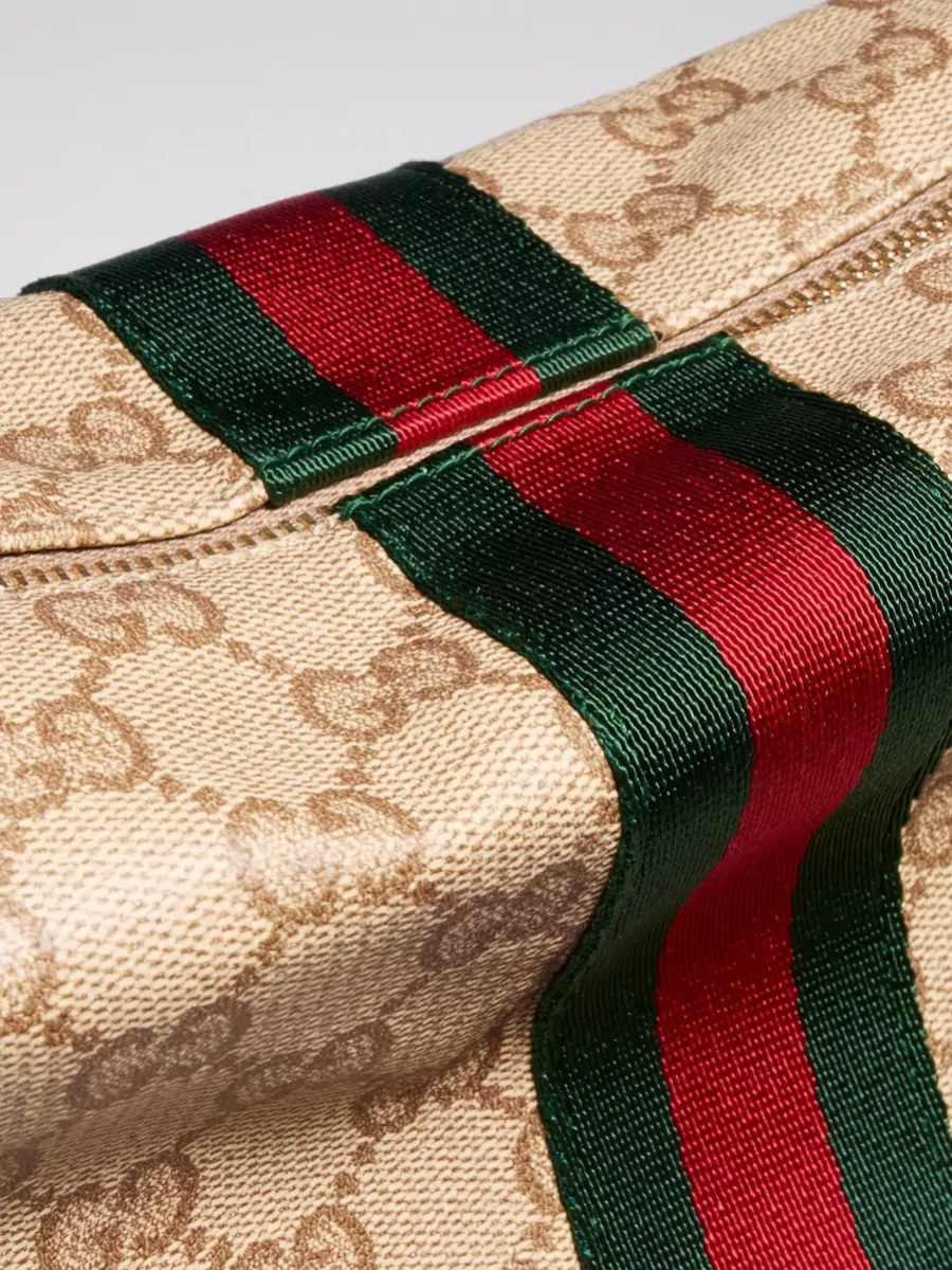 Gucci Mini Coated Canvas Clutch Bag
