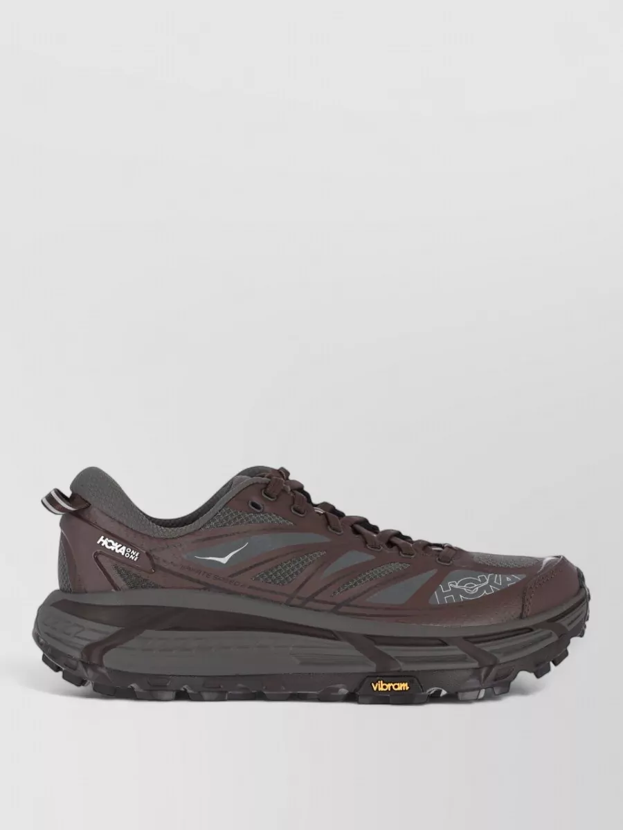 Hoka Logo-Print Panelled Low-Top Sneakers