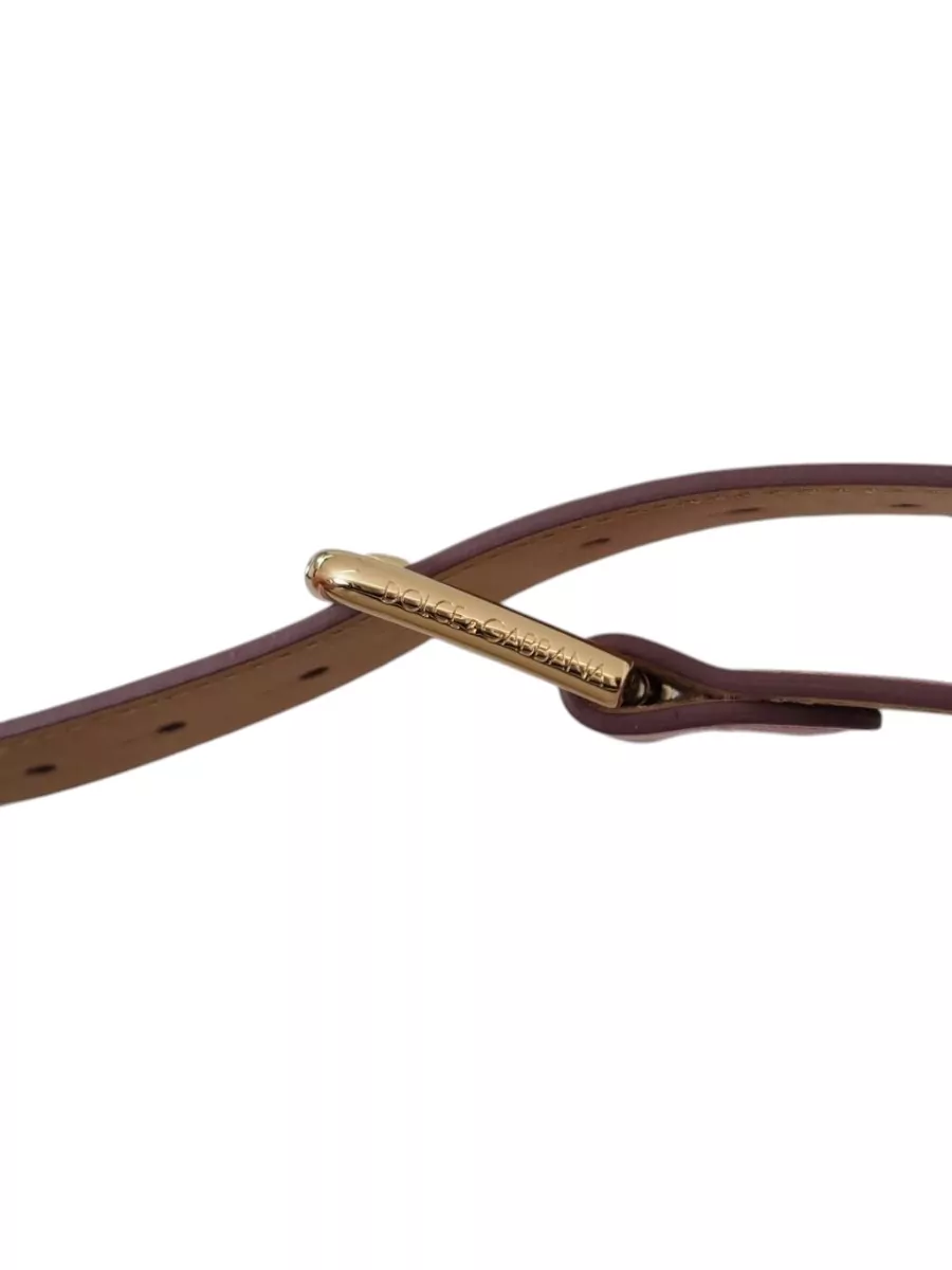 Dolce&Gabbana Metallic Leather Belt