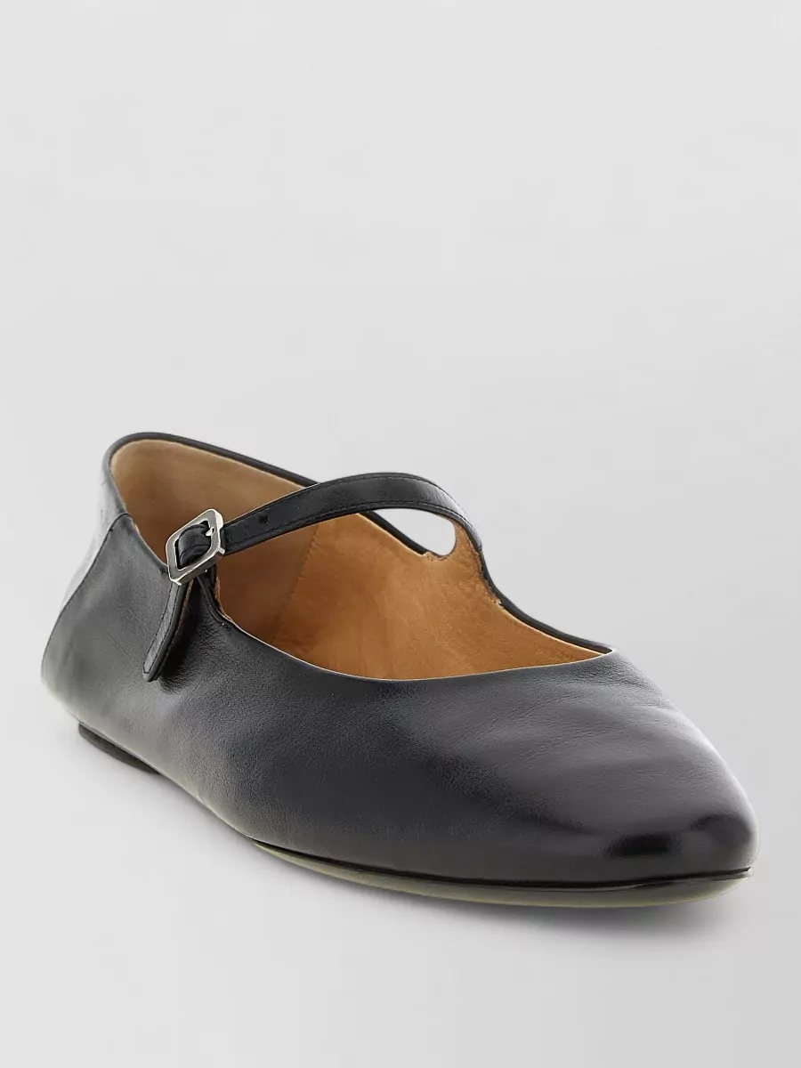 Marsell Leather Ballerina Flats