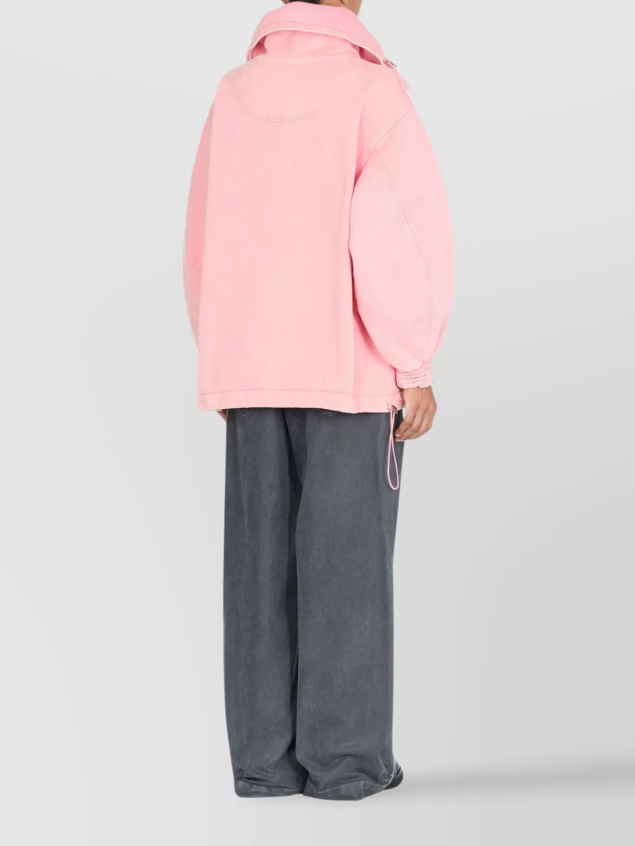 The Attico Adjustable Hem High Neck Long Sleeves