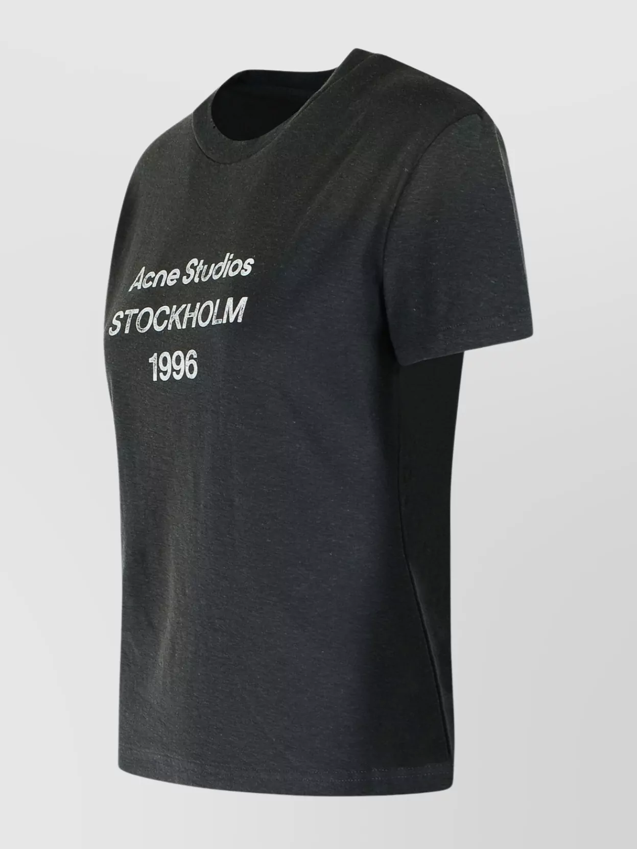 Acne Studios Crew Neck Printed Design Short Sleeves Top