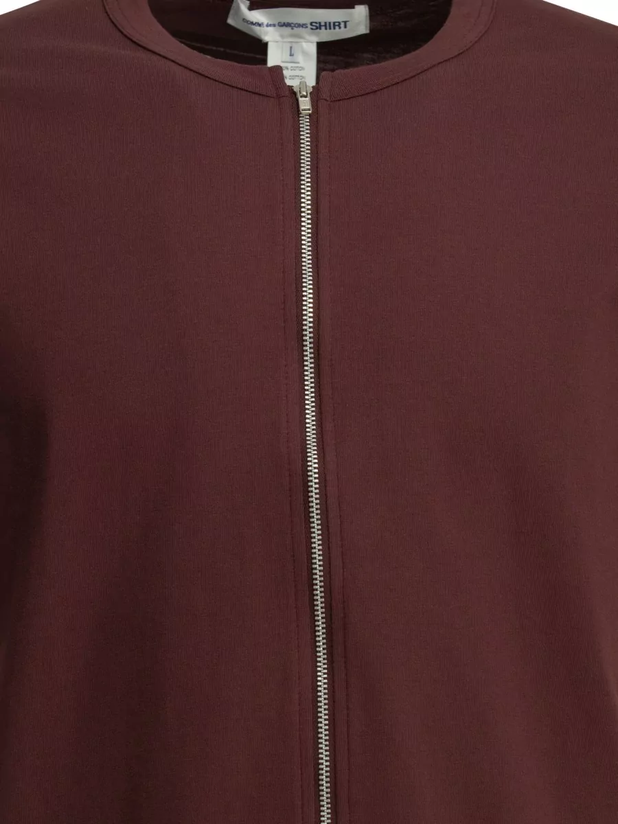 Comme Des Garçons Zip Crew Neck T-Shirt