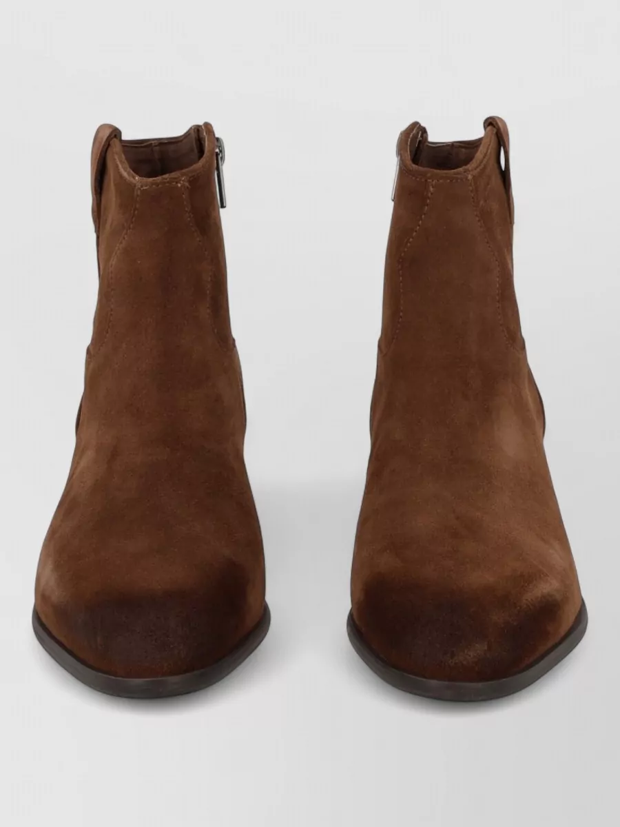 Ash suede leather ankle boots