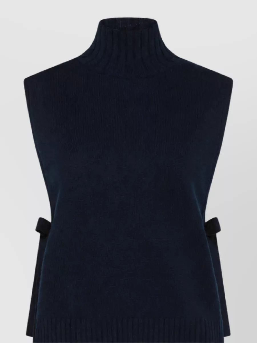Seventy Venezia turtleneck wool blend sleeveless jumper