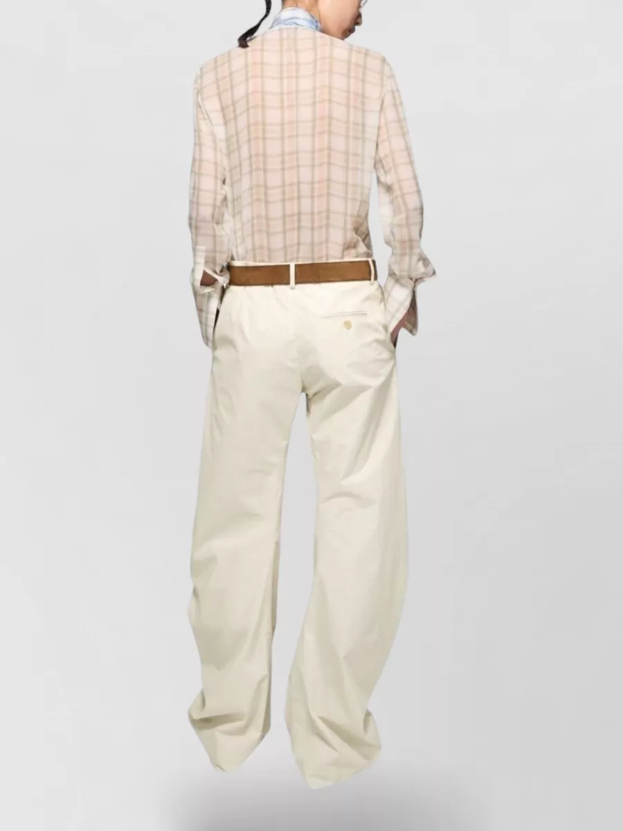 Acne Studios Organic Cotton Straight-Leg Regular-Fit Pants