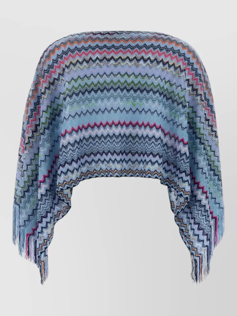 Missoni Embroidered Viscose Cape