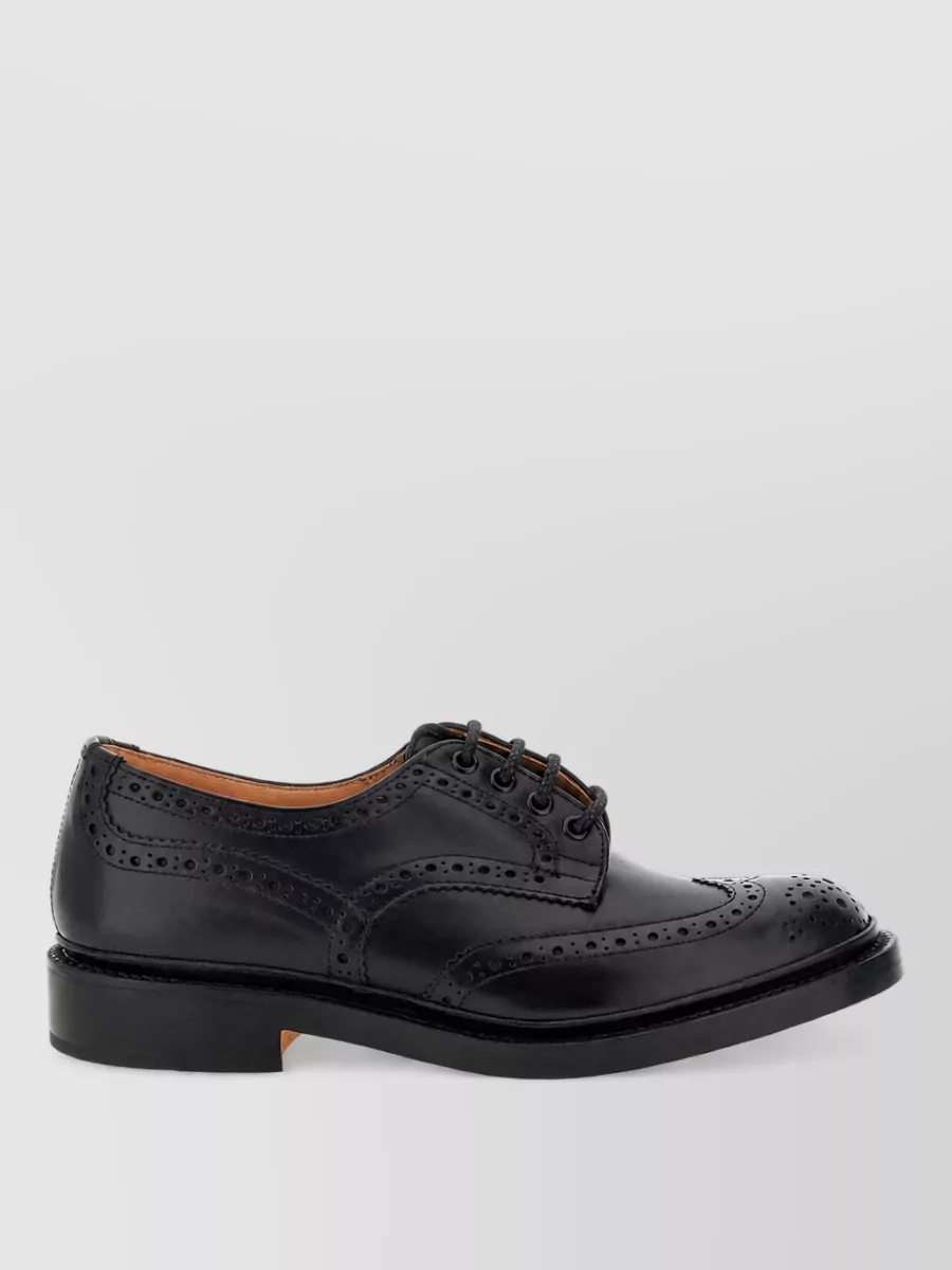 Tricker's Leather Brogue Lace-Up Shoes