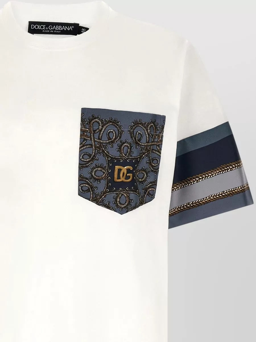 Dolce&Gabbana Cotton Jersey Printed Short-Sleeve T-Shirt
