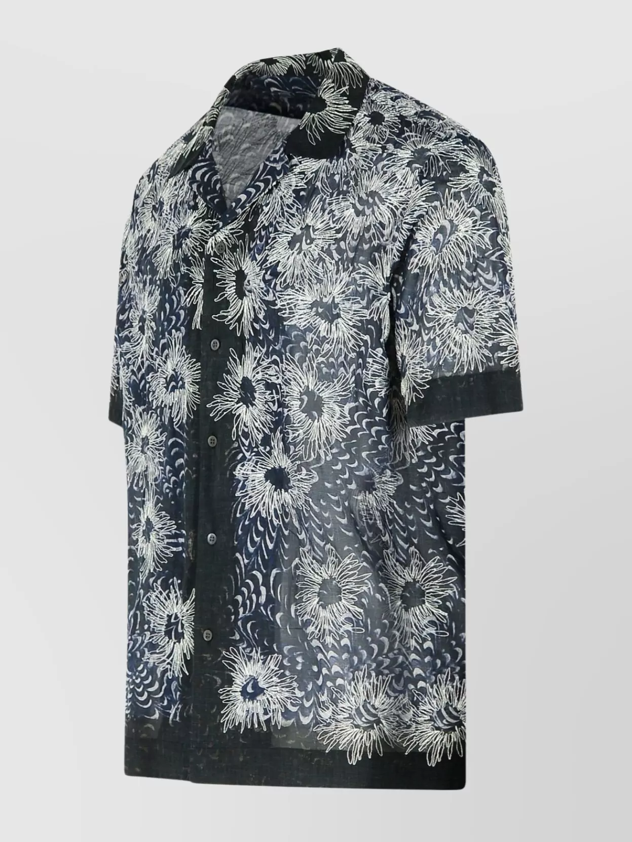 Dries Van Noten 'Carltone' Floral Cotton Shirt