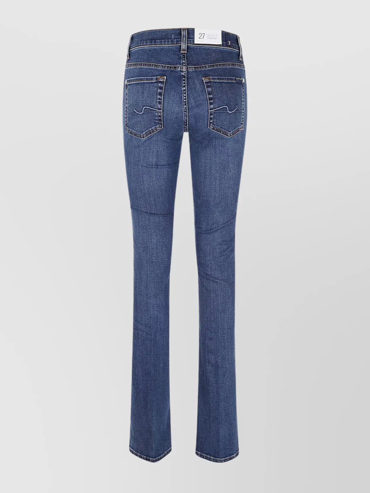 7 For All Mankind Soho Light Bootcut Denim Trousers In Blue