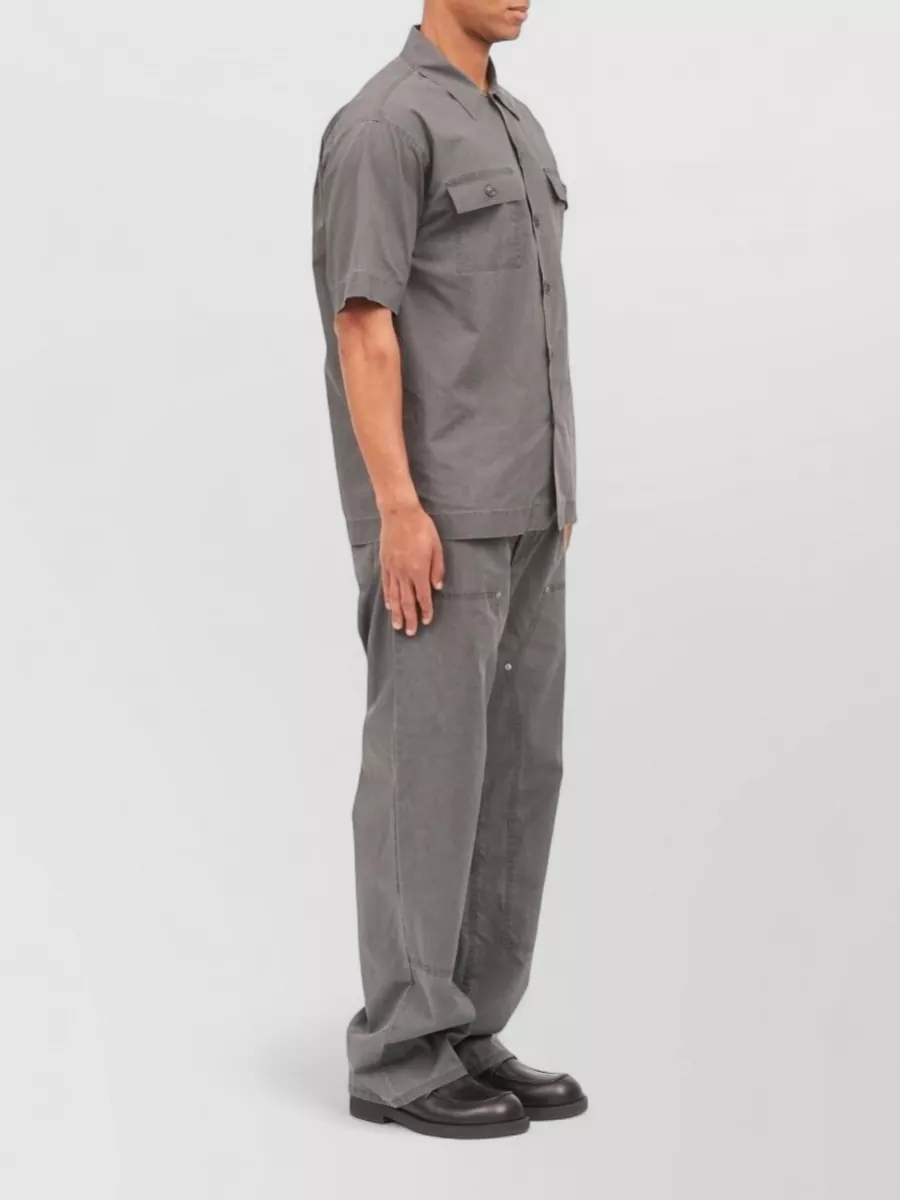 Mm6 Maison Margiela Cotton Shirt Chest Pockets Short Sleeves