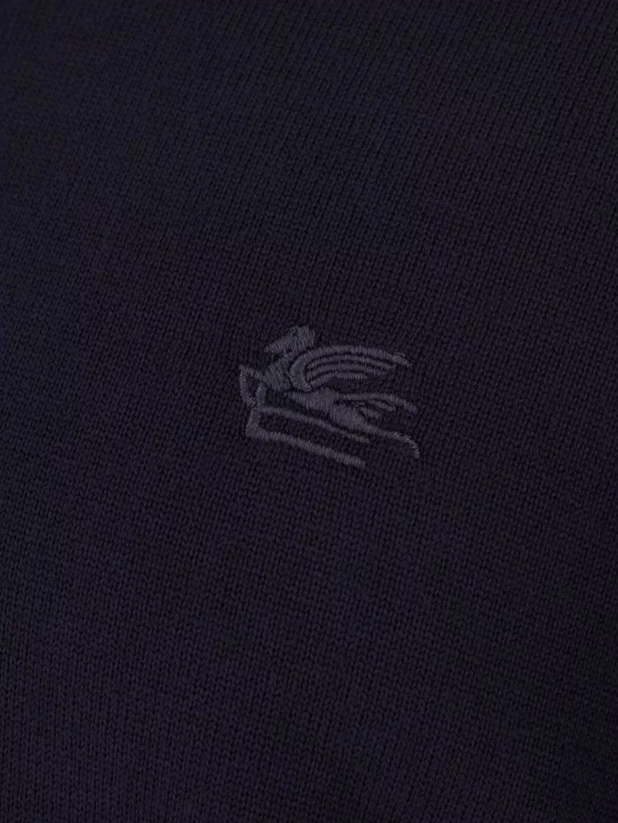 Etro Midnight Wool Turtleneck Sweater