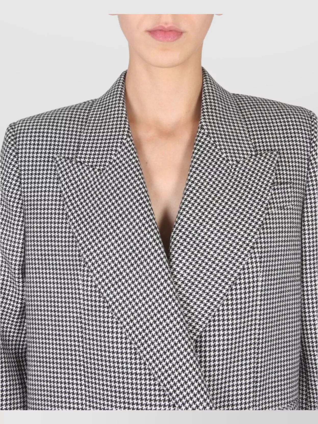 Alexander Mcqueen Tailored Houndstooth Double-breasted Coat