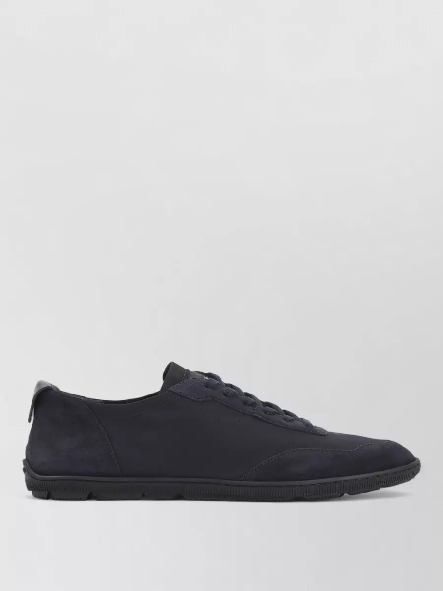 Giorgio Armani Leather Low-Top Sneakers
