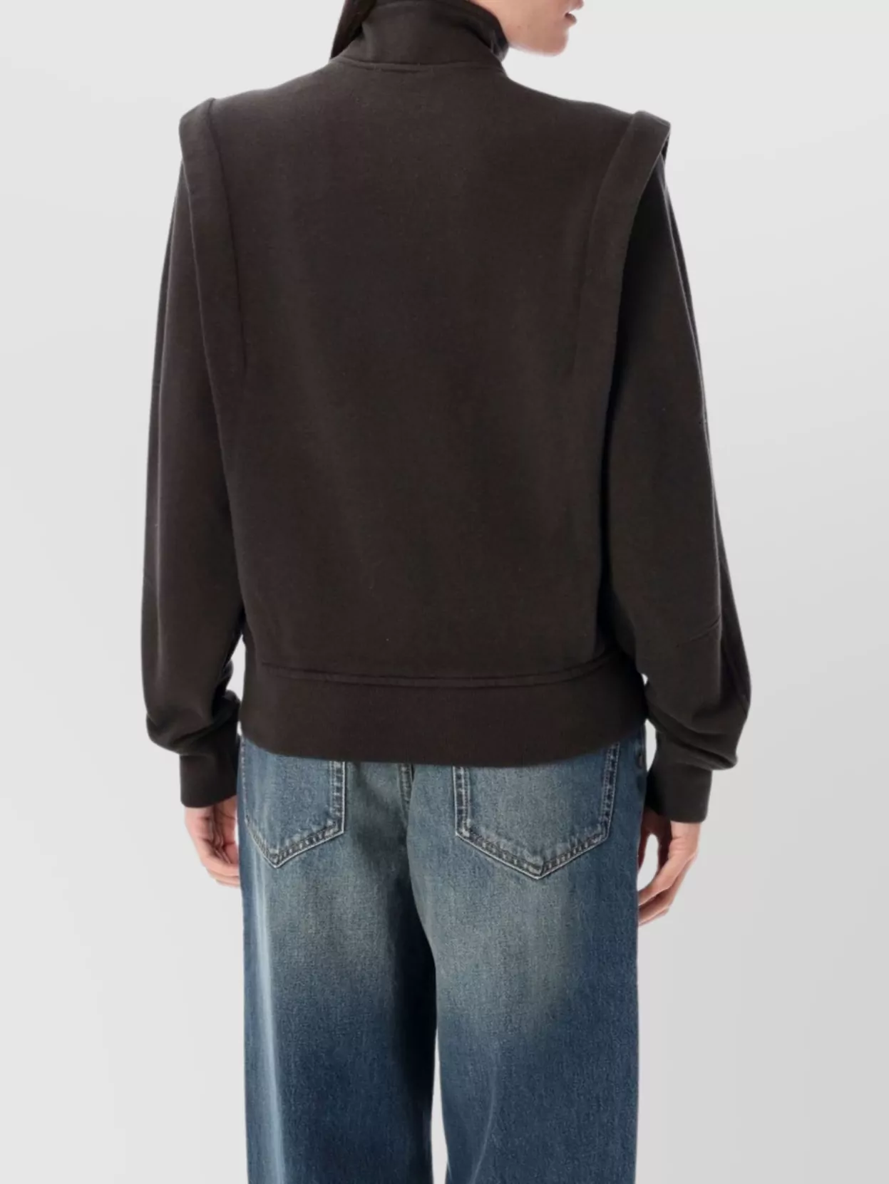 Isabel Marant Etoile Zip Fleece Jacket With Pockets