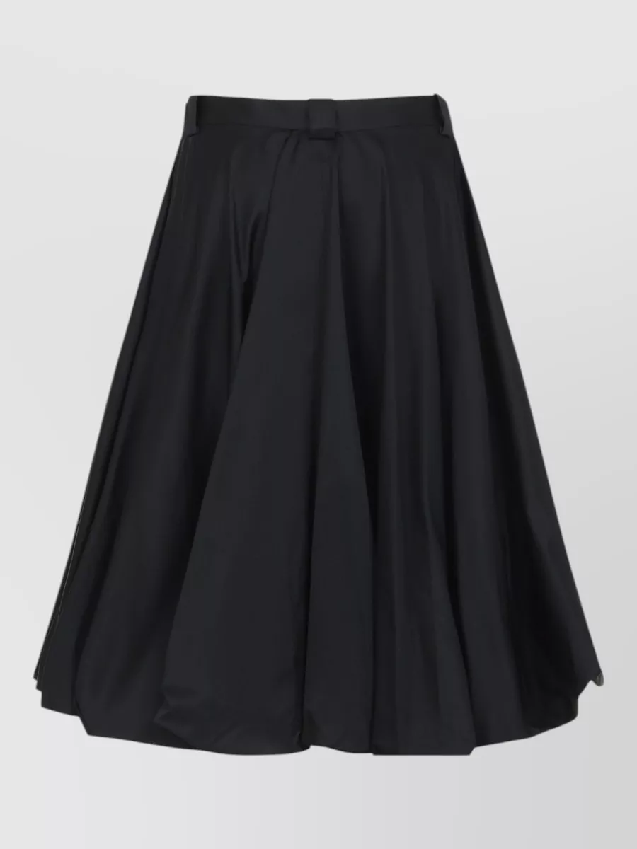Balenciaga silk balloon wide-leg bermuda shorts