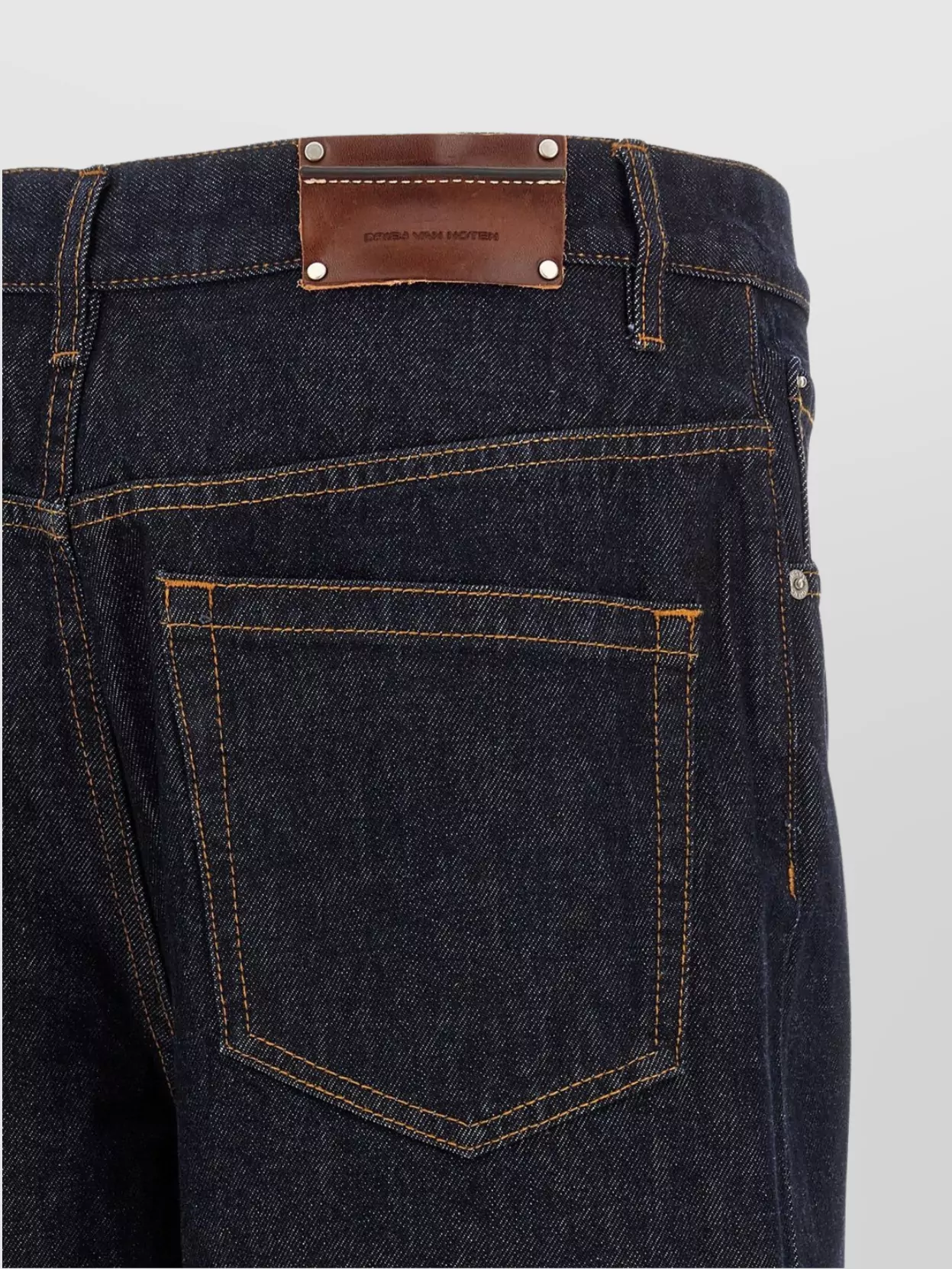 Dries Van Noten "Pine" Jeans Featuring Belt Loops