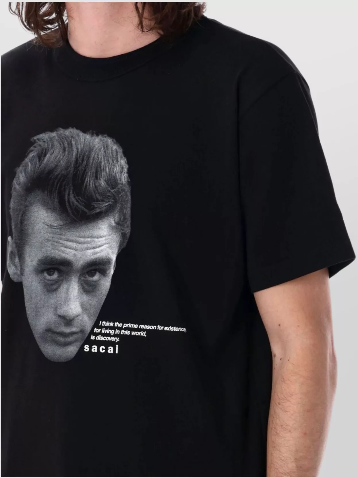 Sacai Graphic Print Crew Neck Short Sleeves